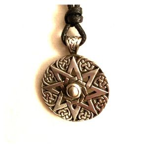 Wiccan Silver Tone Pendant